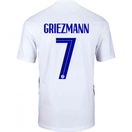 Billiga Fotbollströjor Frankrike Antoine Griezmann 7 Borta tröja EM 2020 Kortärmad